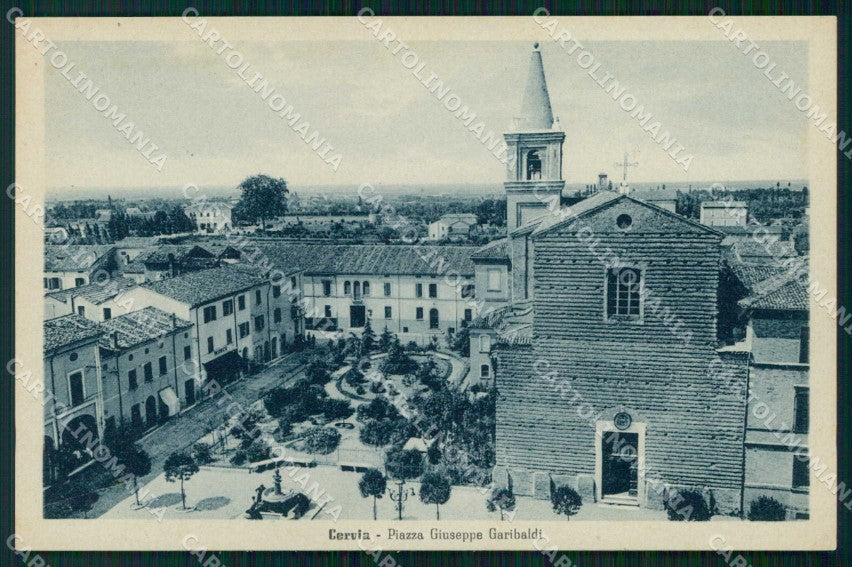 Ravenna Cervia Piazza Giuseppe Garibaldi cartolina RB7014 – fronte