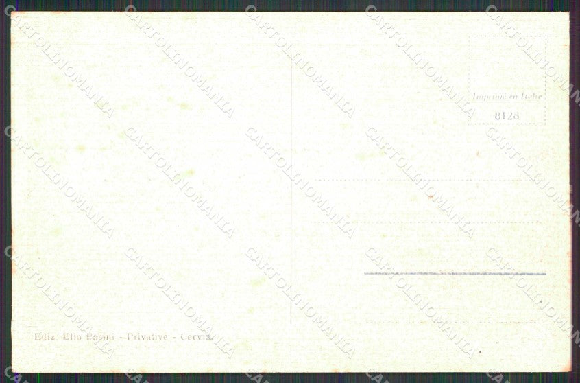 Ravenna Cervia Bagnanti cartolina RB7015 – retro