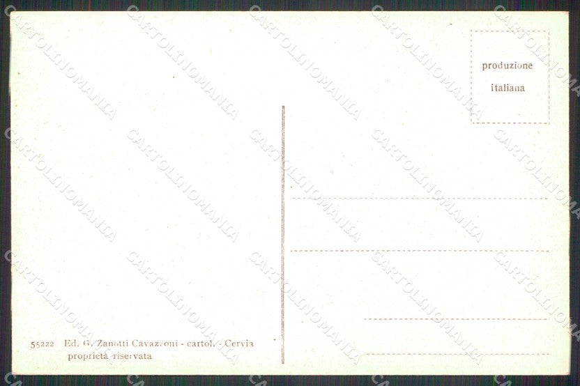 Ravenna Cervia Ponte Macchinario Sali cartolina RB7017 – retro