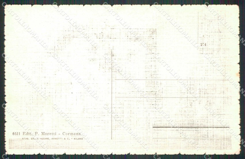 Gorizia Cormons Piazza XXIV Maggio cartolina RB7024 – retro