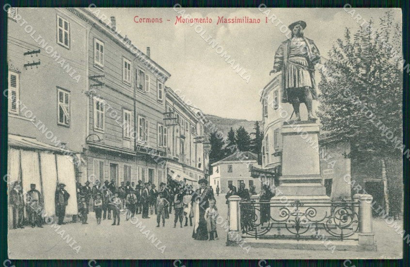 Gorizia Cormons Monumento Massimiliano I cartolina RB7025 – fronte