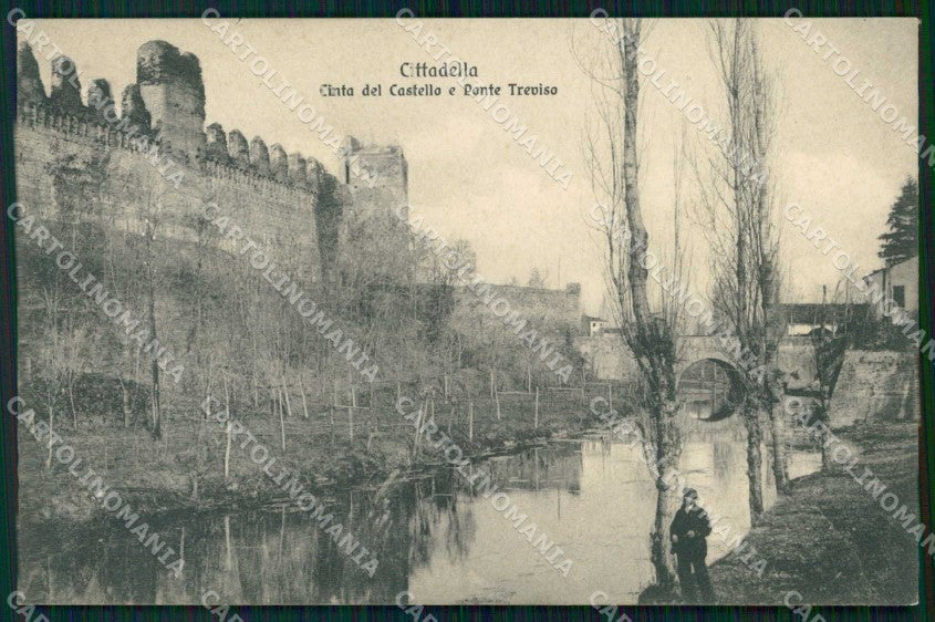 Padova Cittadella Cinta del Castello Ponte Treviso cartolina RB7037 – fronte