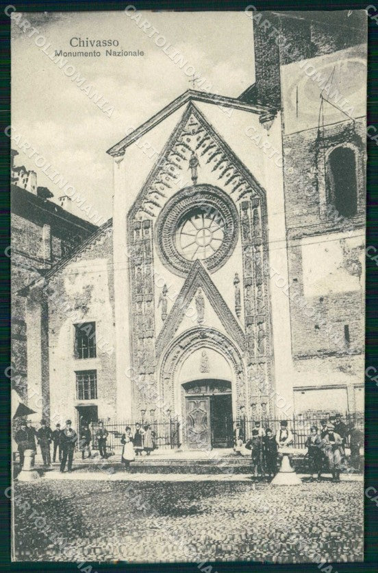 Torino Chivasso Monumento Nazionale cartolina RB7042 – fronte