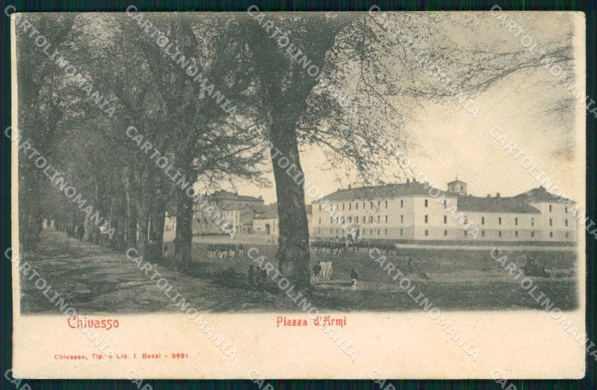 Torino Chivasso Piazza d'Armi cartolina RB7043 – fronte