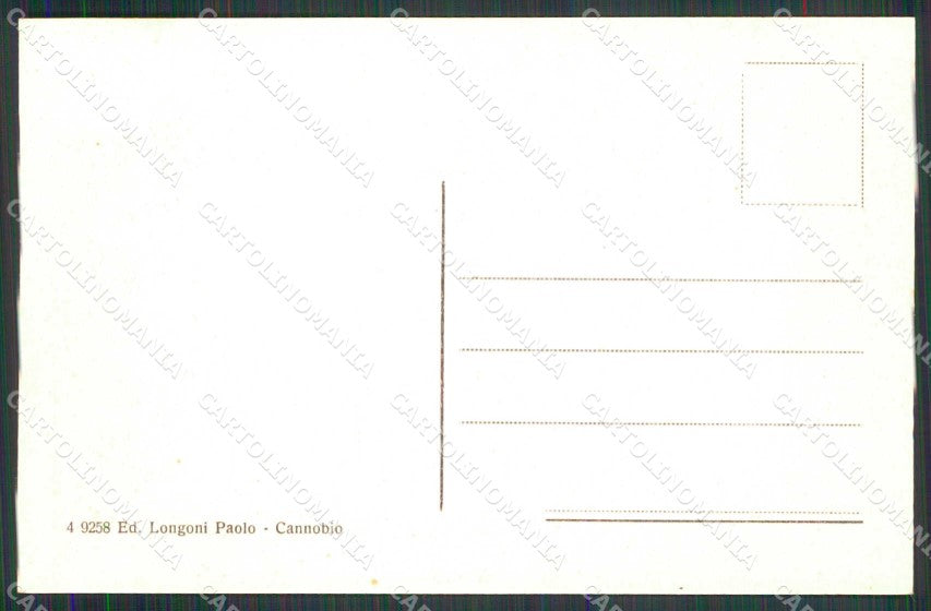 Verbania Cannobio Frazione del Sasso Carmine cartolina RB7045 – retro