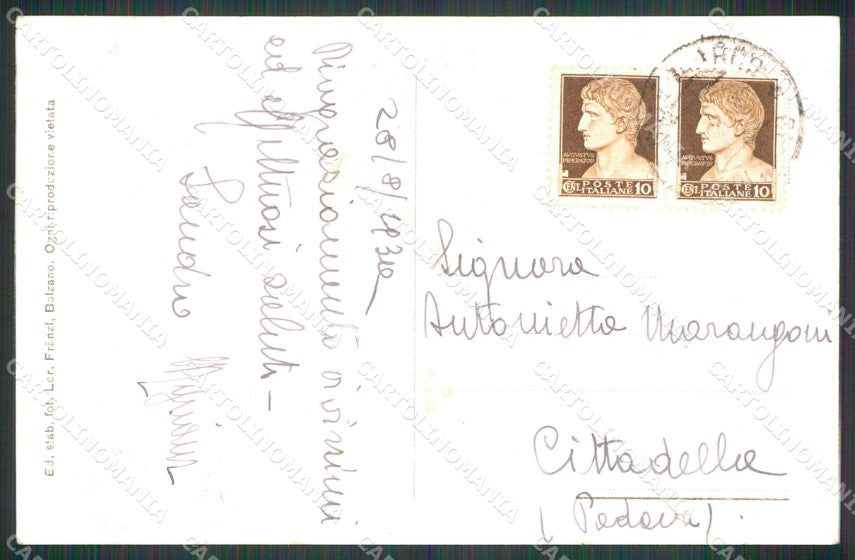 Bolzano Colle Isarco Palace Hotel Foto cartolina RB7053 – retro