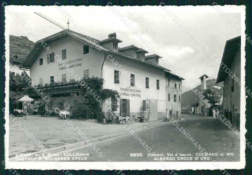 Bolzano Colmano Albergo Croce d'Oro Foto cartolina RB7054 – fronte