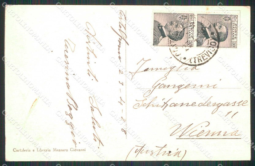 Treviso Castelfranco Veneto Corso Vittorio Emanuele cartolina RB7055 – retro