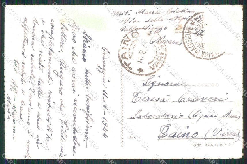 Verbania Craveggia Val Vigezzo cartolina RB7065 – retro