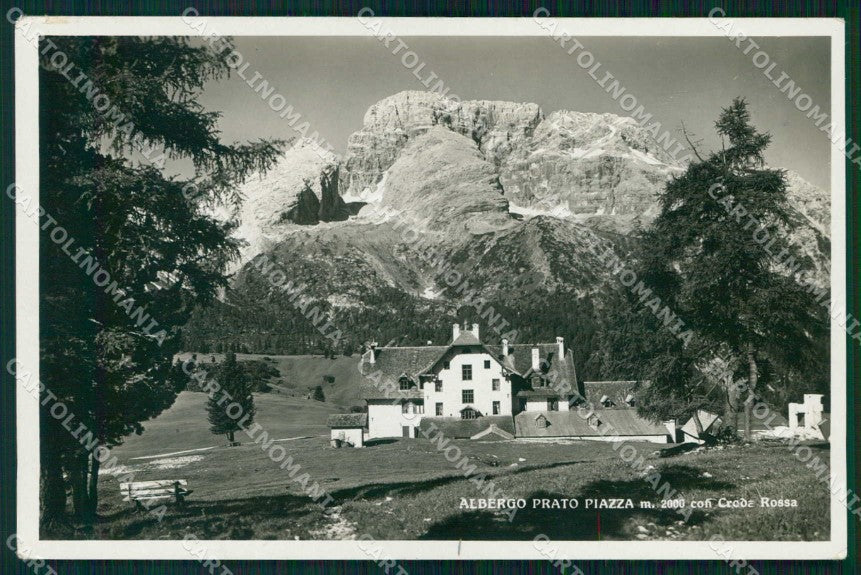 Bolzano Carbonin Albergo Prato Piazza Croda Rossa Foto cartolina RB7072 – fronte