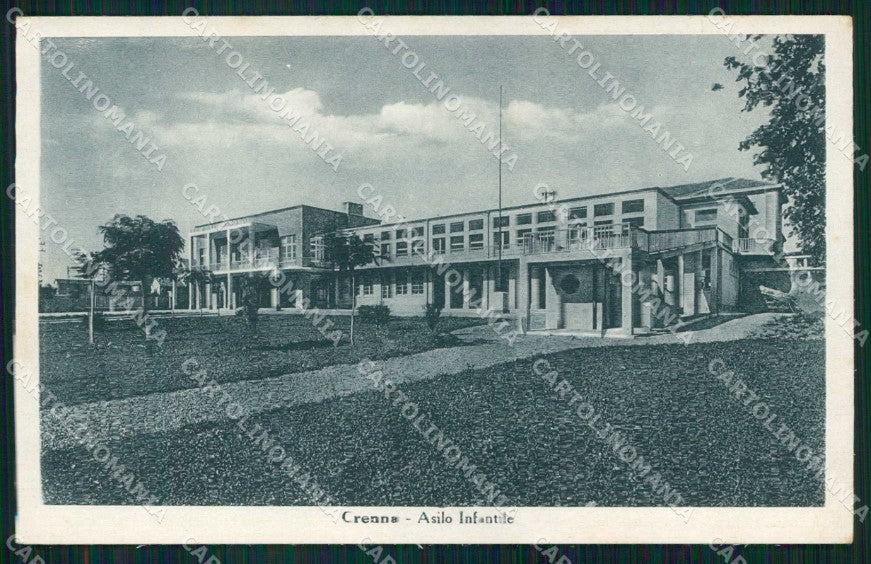 Varese Crenna Gallarate Asilo Infantile cartolina RB7076 – fronte