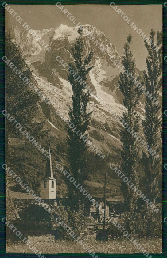 Aosta Courmayeur Villaggio di Entréves cartolina RB7078 – fronte