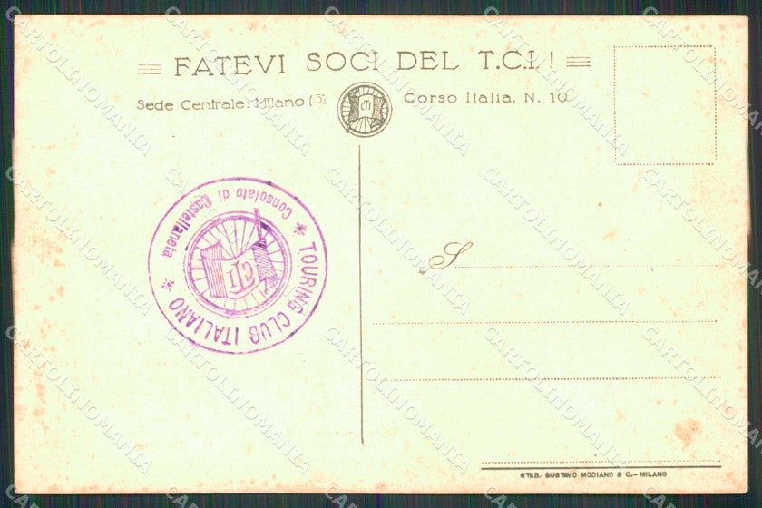 Varese Valganna Villaggio Alpino del T.C.I. Monte Piambello cartolina RB7088 – retro