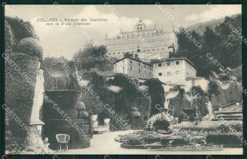Pistoia Collodi Veduta del Giardino con Villa Garzoni cartolina RB7093 – fronte