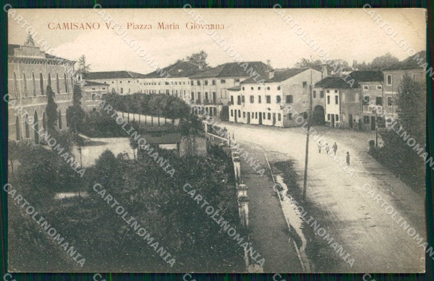 Vicenza Camisano Vicentino Piazza Maria Giovanna cartolina RB7103 – fronte