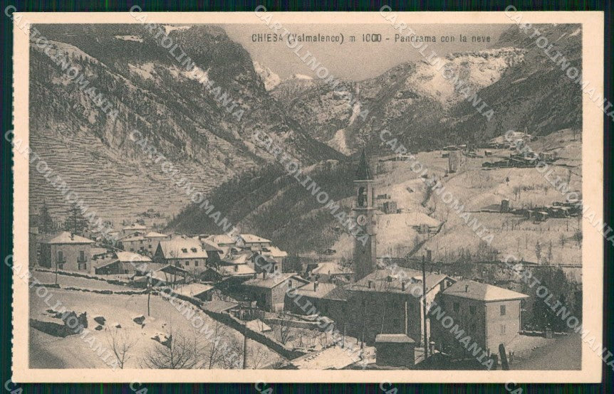 Sondrio Chiesa Valmalenco cartolina RB7109 – fronte