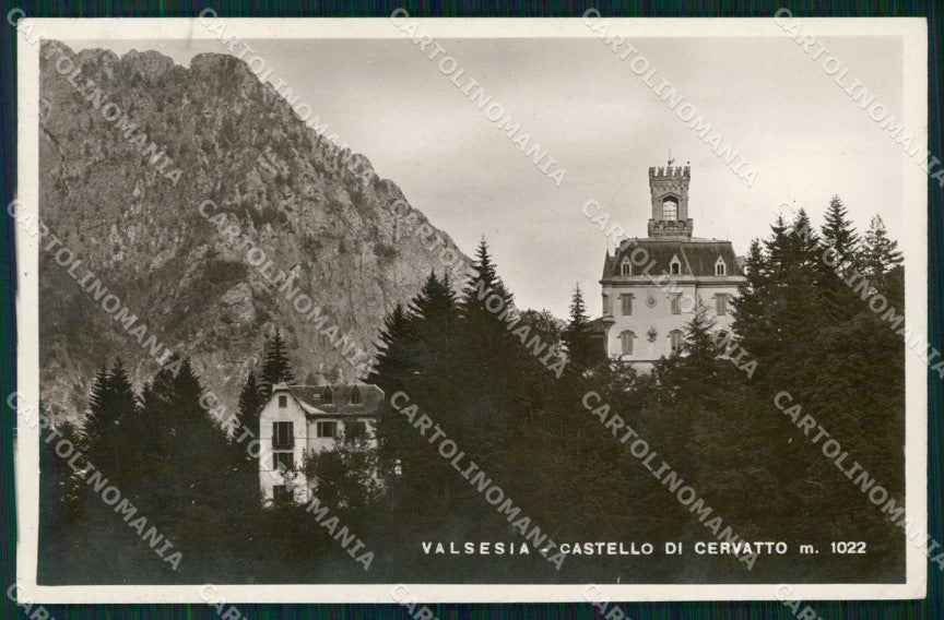 Vercelli Cervatto Valsesia Castello Foto cartolina RB7112 – fronte