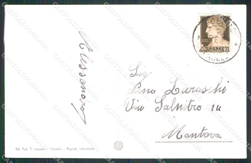 Vercelli Cervatto Valsesia Castello Foto cartolina RB7112 – retro