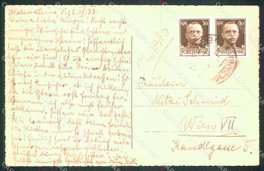 Bolzano Caminata Gruppo delle Odle Foto cartolina RB7123 – retro