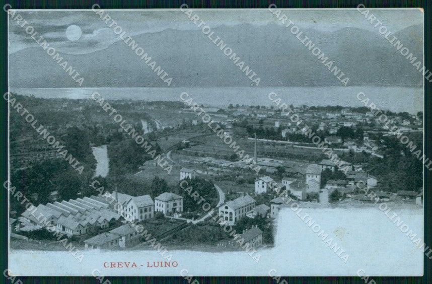 Varese Creva Luino Chiaro di Luna cartolina RB7126 – fronte
