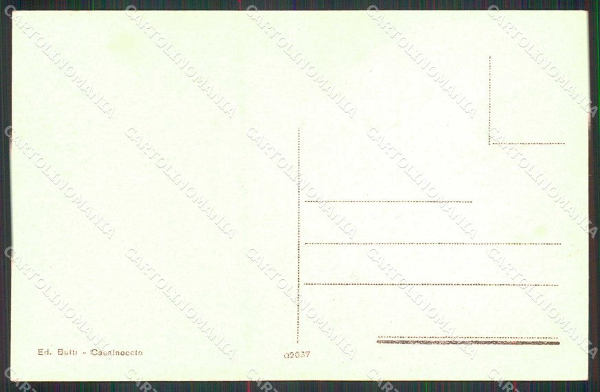 Alessandria Casalnoceto Piazza Vittorio Emanuele cartolina RB7127 – retro