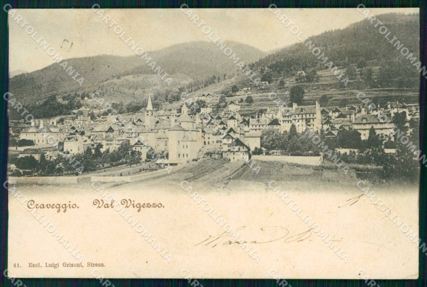 Verbania Craveggia Val Vigezzo PIEGA cartolina RB7137 – fronte