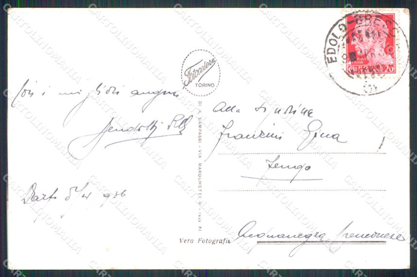 Brescia Casino Boario Terme Foto PIEGHINA cartolina RB7175 – retro