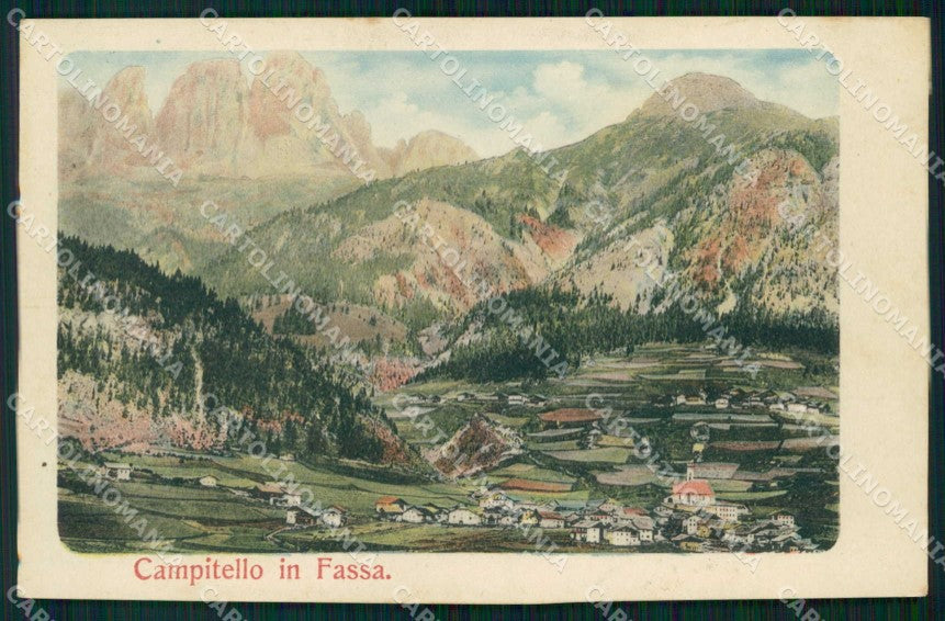 Trento Campitello di Fassa cartolina RB7183 – fronte