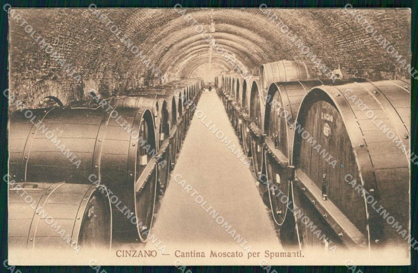 Torino Cinzano Cantina Moscato per Spumanti cartolina RB7186 – fronte