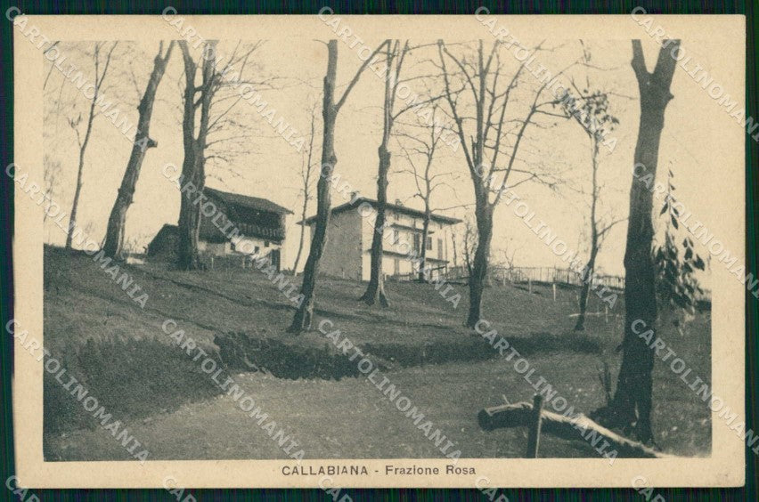 Biella Callabiana Frazione Rosa cartolina RB7189 – fronte