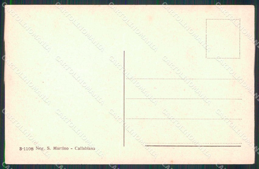 Biella Callabiana Frazione Rosa cartolina RB7189 – retro