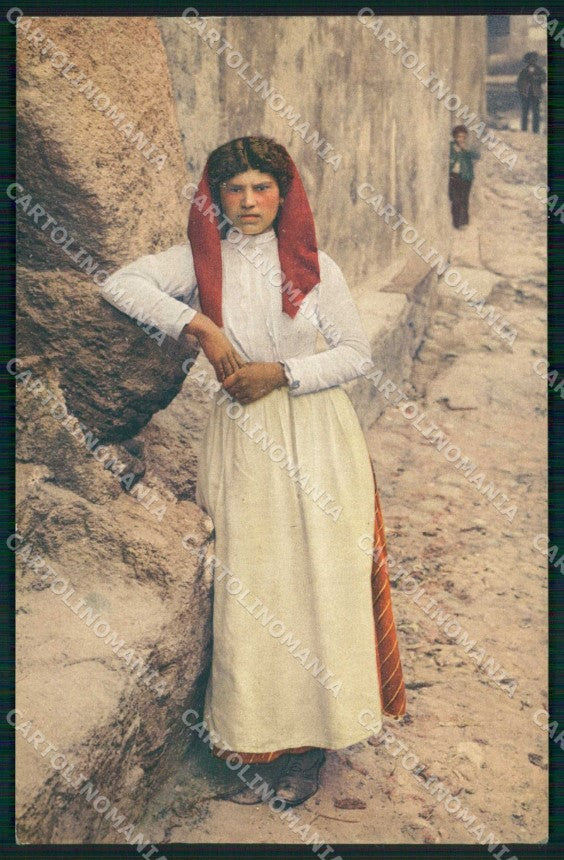 Sassari Castel Sardo Costume cartolina RB7196 – fronte