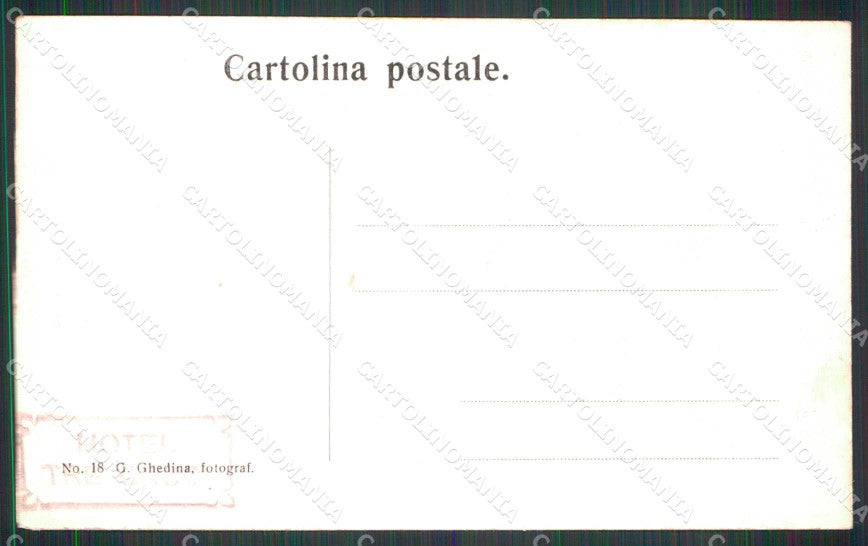 Belluno Cortina d'Ampezzo Hotel Tre Croci Monte Cristallo cartolina RB7203 – retro