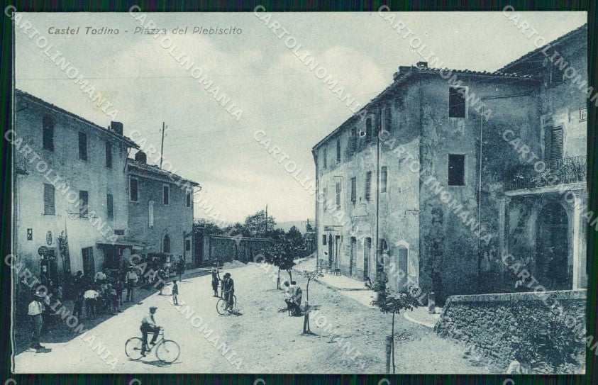 Terni Castel Todino Piazza del Plebiscito cartolina RB7222 – fronte