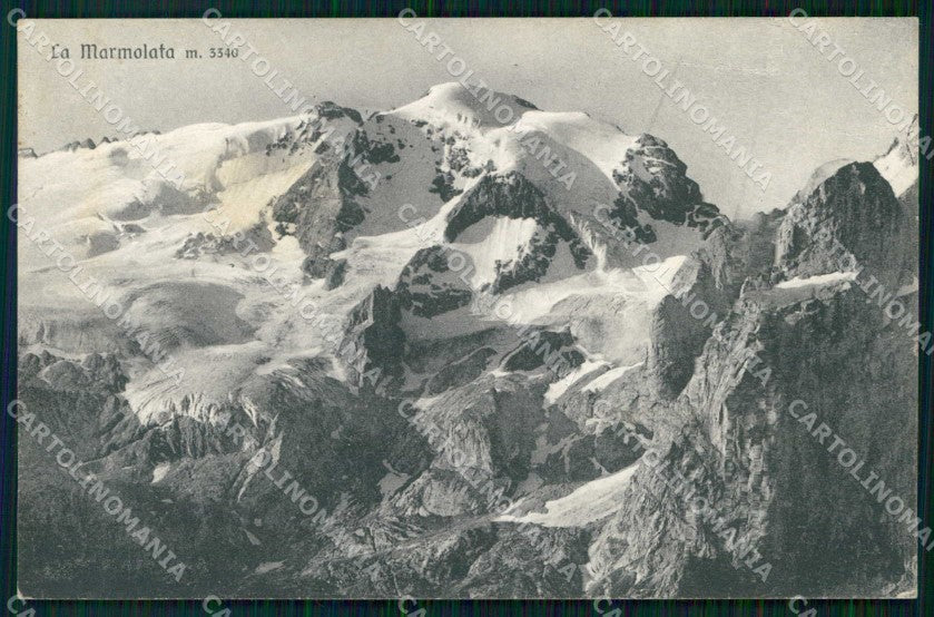 Trento La Marmolada Brunner 50 33 cartolina RB7233 – fronte