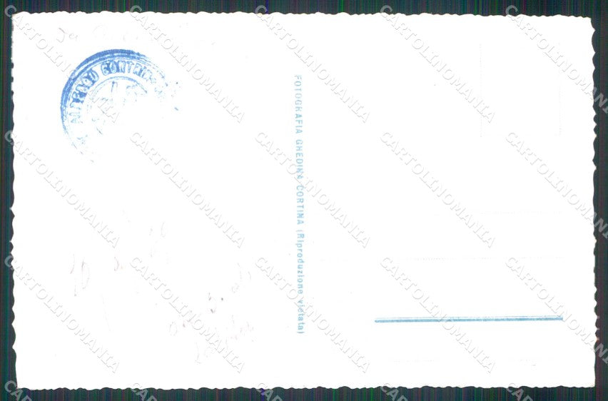 Trento Canazei Rifugio Contrin Foto PIEGHINE cartolina RB7237 – retro