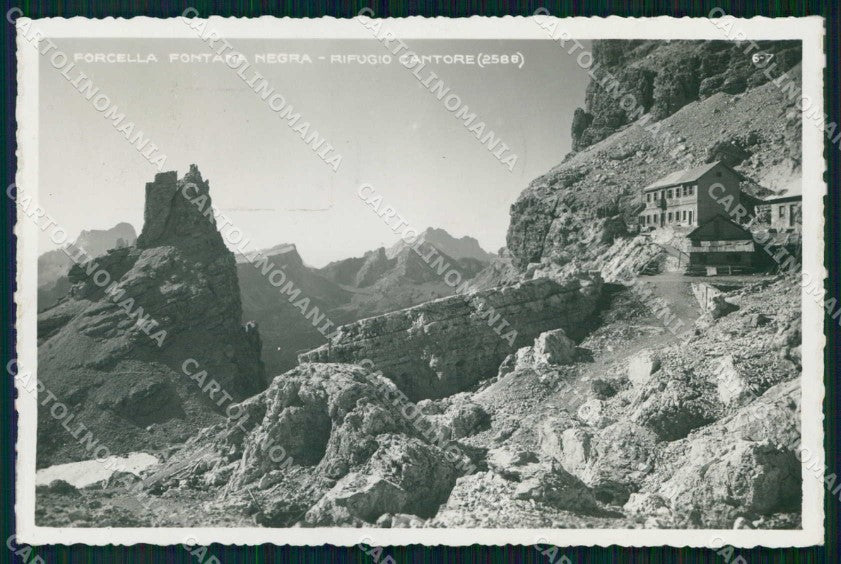 Belluno Cortina d'Ampezzo Forcella Fontana Negra Foto cartolina RB7248 – fronte