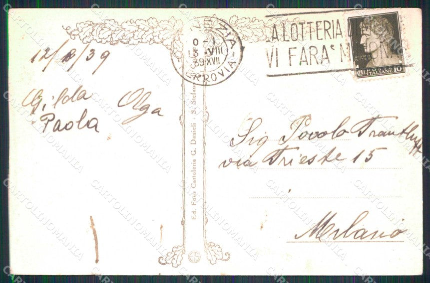 Belluno Cadore Valle del Piave cartolina RB7249 – retro