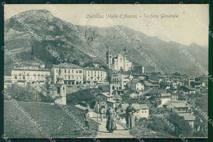 Aosta Chatillon cartolina RB7252 – fronte