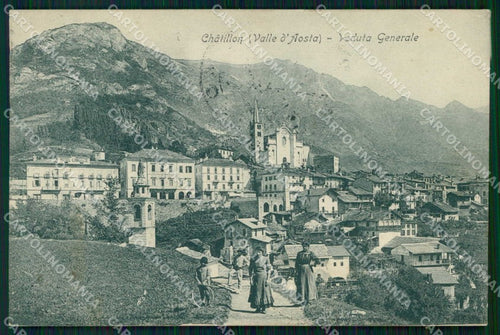 Aosta Chatillon cartolina RB7252 – fronte