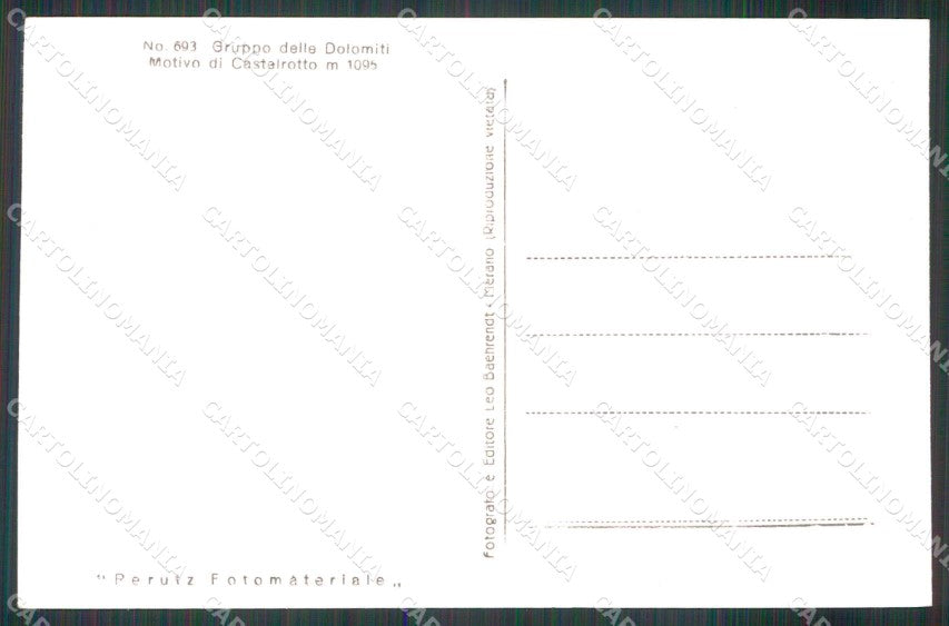 Bolzano Castelrotto Foto cartolina RB7267 – retro