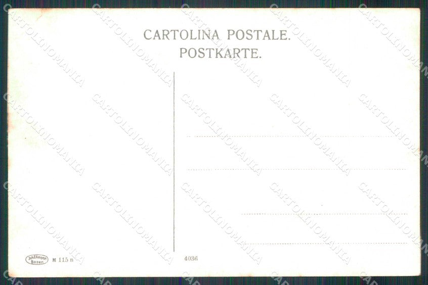 Trento Campitello di Fassa PIEGHINA cartolina RB7275 – retro