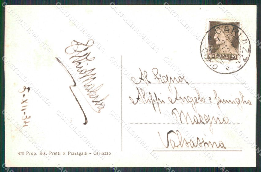 Como Carlazzo cartolina RB7280 – retro