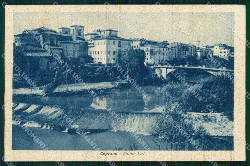Frosinone Cassino Ceprano Fiume Liri cartolina RB7282 – fronte