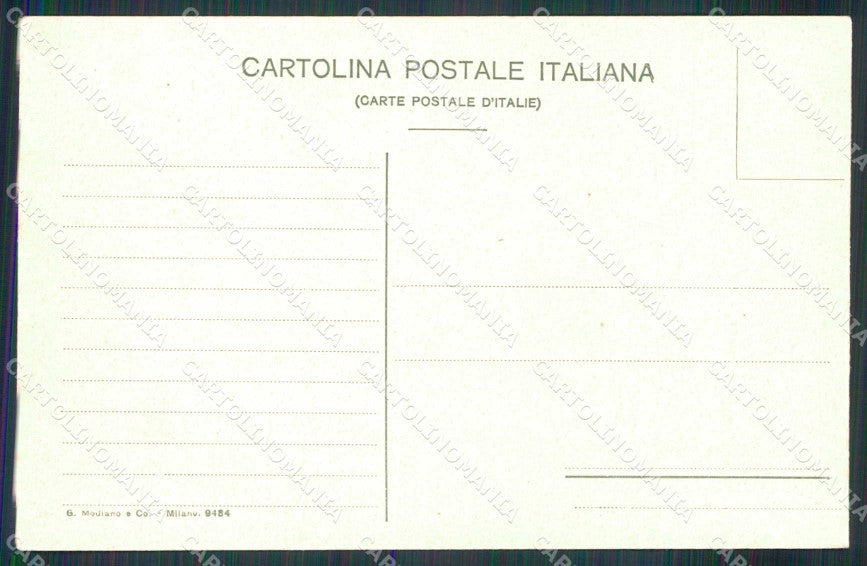 Catanzaro Lamezia Terme Scene d'Accampamento 1905 Terremoto cartolina RB7284 – retro