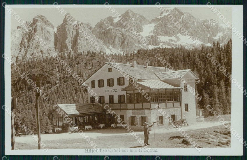 Belluno Cortina d'Ampezzo Hotel Tre Croci Foto cartolina RB7291 – fronte