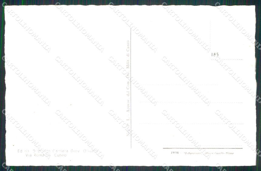 Cuneo Castelletto di Roccasparvera Ingresso al Paese cartolina RB7301 – retro