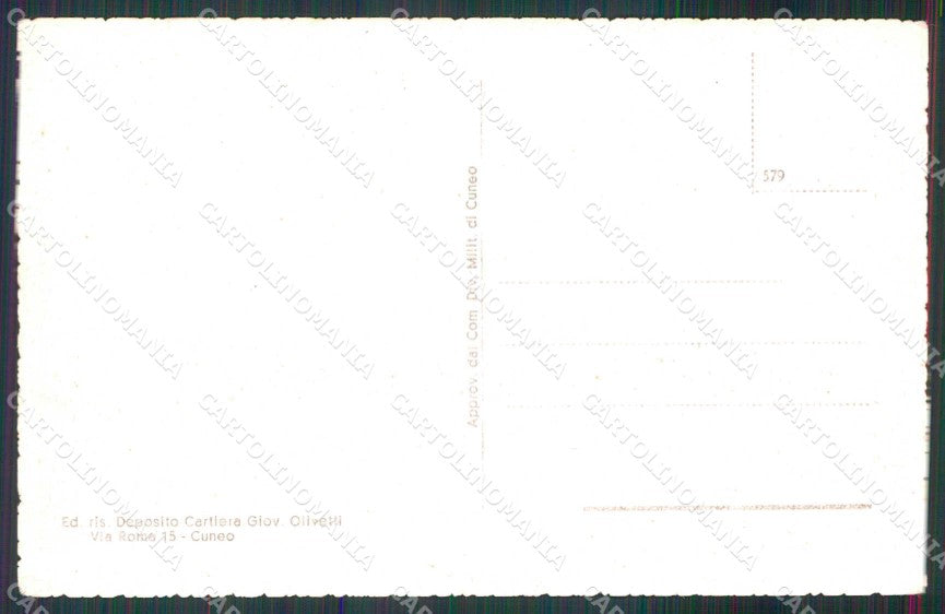Cuneo Cavallermaggiore Via Fiume cartolina RB7304 – retro