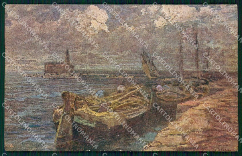 Venezia Caorle Porto Esposizione delle Tre Venezie MCMXVII cartolina RB7309 – fronte