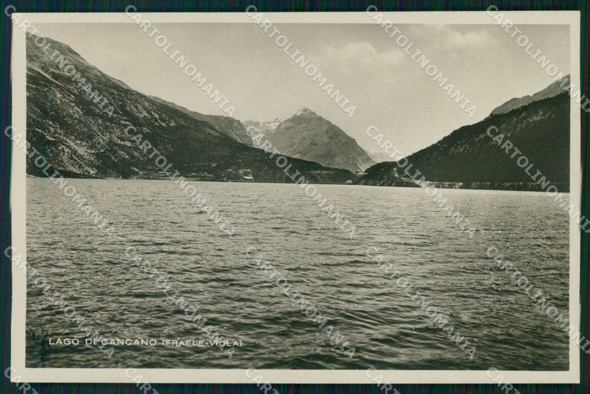 Sondrio Valdidentro Lago di Cancano Foto cartolina RB7319 – fronte